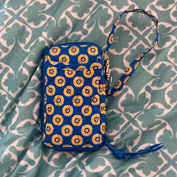 Vera Bradley Handbags - Vera Bradley Riviera Phone Wristlet Almost Brand New